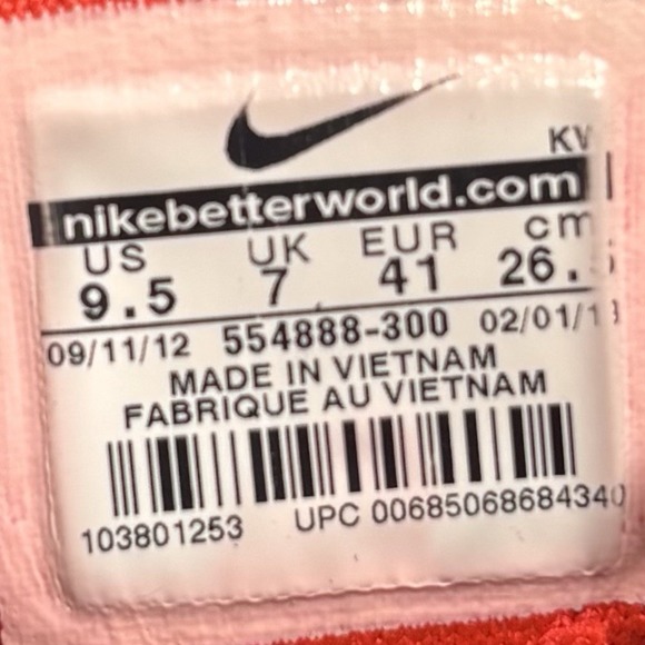 Nike Flyknit Lunar 1 Running Women's Size 9.5 US 554888-300 Blue Hyper Punch - Picture 8 of 9